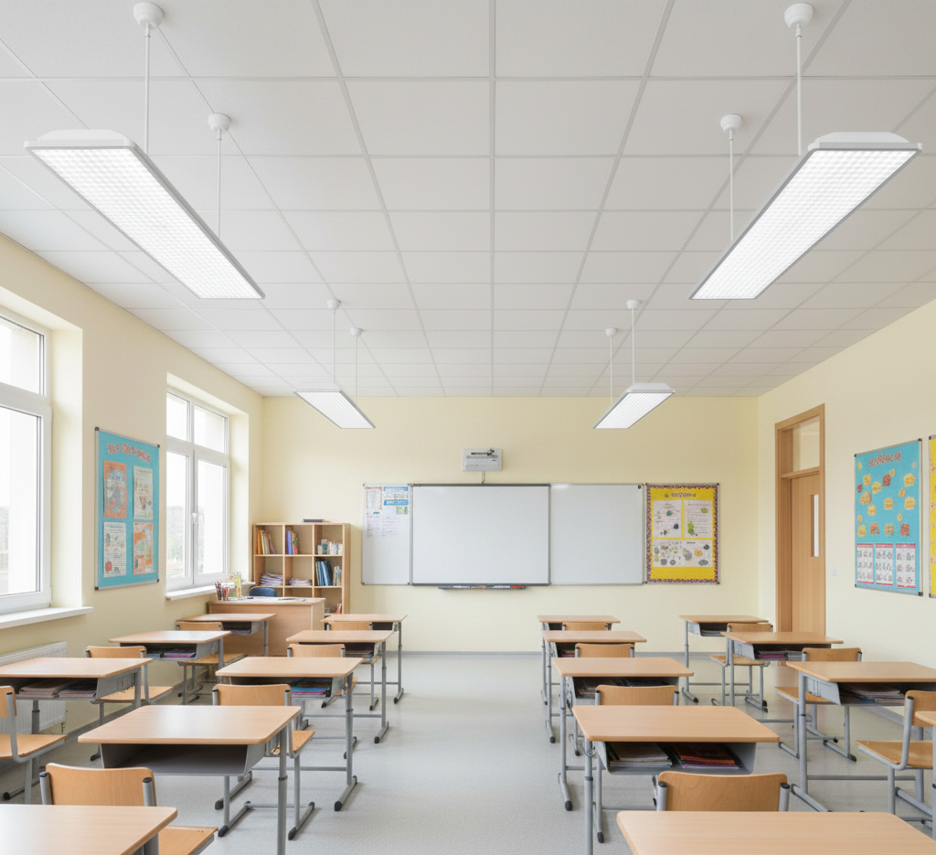 Đèn Panel thả học đường KingLED PLH-40-30120-50K 40W