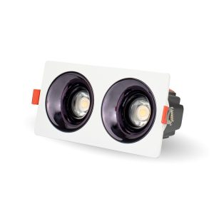 Đèn LED âm trần rọi Turquoise KingLED DA-GL-2*12SS-V168-T 24W