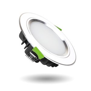 Đèn LED âm trần viền bạc mặt phẳng DOB KingEco EC-DOB-8SS-T118-DM-PB 8W