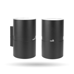 Đèn LED gắn tường ngoài trời KingLED LWA0047B-BK 2x10W vỏ đen