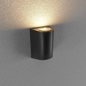 Đèn LED gắn tường ngoài trời KingLED LWA0148A-BK 7W vỏ đen