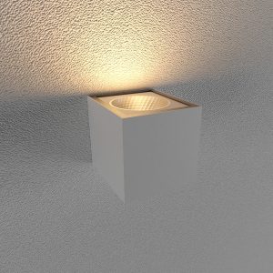 Đèn LED gắn tường ngoài trời KingLED LWA0150A-WK 12W vỏ trắng