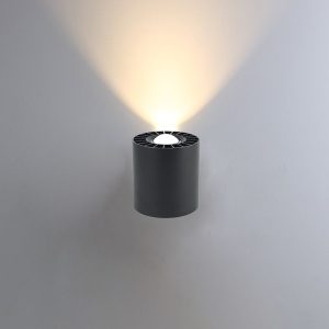 Đèn LED gắn tường ngoài trời KingLED LWA121 10W vỏ đen