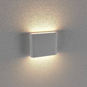 Đèn LED gắn tường ngoài trời KingLED LWA8011-S-WK 8W vỏ trắng