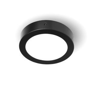 Đèn LED ốp trần tròn KingEco EC-ONL-12-T170-T-D 12W vỏ đen