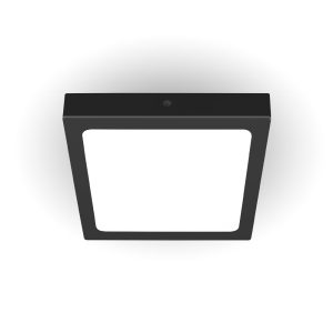 Đèn LED ốp trần vuông KingEco EC-ONL-12-V170-T-D 12W vỏ đen