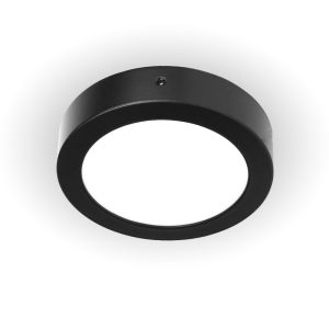 Đèn LED ốp trần tròn KingEco EC-ONL-18-T215-T-D 18W vỏ đen