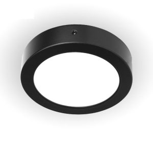 Đèn LED ốp trần tròn KingEco EC-ONL-24-T300-T-D 24W vỏ đen