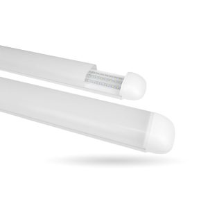 Đèn LED tuýp bán nguyệt Amber KingLED TBN-18SS-60-V 18W ánh sáng vàng