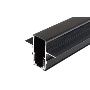 Thanh ray nam châm âm KingLED RNC-RAYA-2-D vỏ đen 2m