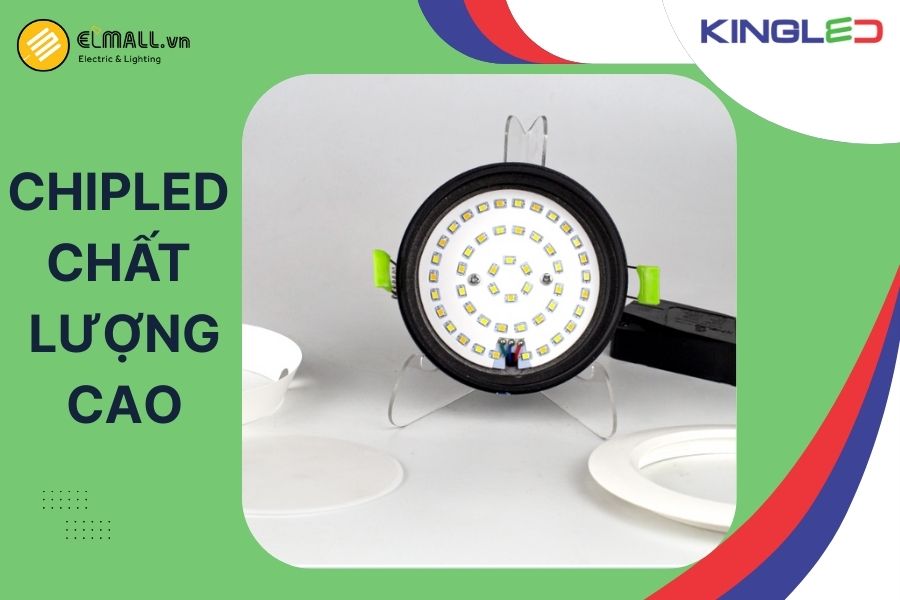 Đây là loại chip LED cao cấp cho hiệu suất sáng cao, tuổi thọ lâu dài.