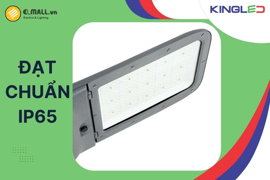 Mặt kính bảo vệ giúp chống nước, chống bụi với cấp bảo vệ IP65