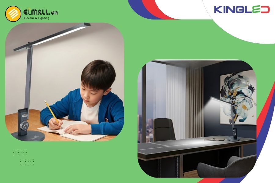 Ứng dụng thực tế của đèn bàn KingLED DB
