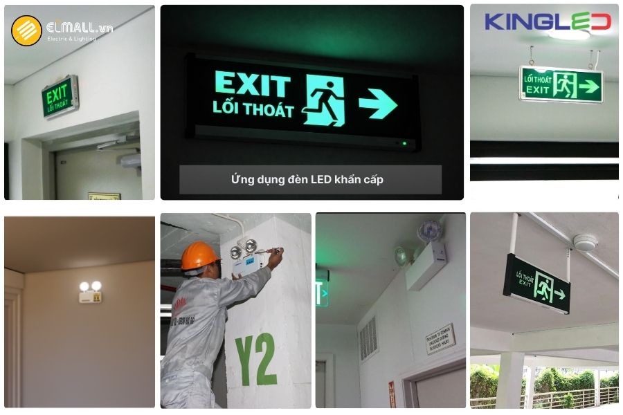 Ứng dụng thực tế của đèn LED khẩn cấp KingLED