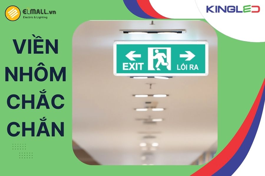 Khung viền nhôm giúp tăng độ bền cơ học