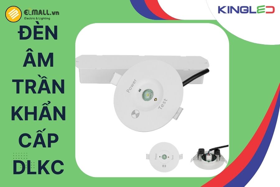Đèn âm trần khẩn cấp KingLED DLKC