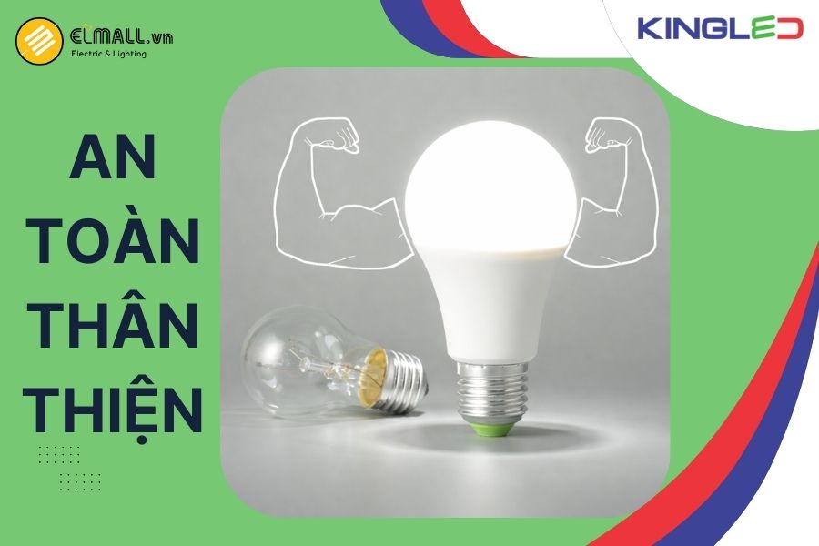 Đui E27 tiêu chuẩn quốc tế, an toàn khu sử dụng 