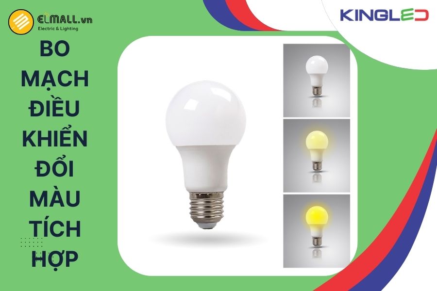 Chuyển đổi tuần tự giữa 3 chế độ ánh sáng (6500K – 4000K – 3000K) thông qua thao tác bật/tắt công tắc