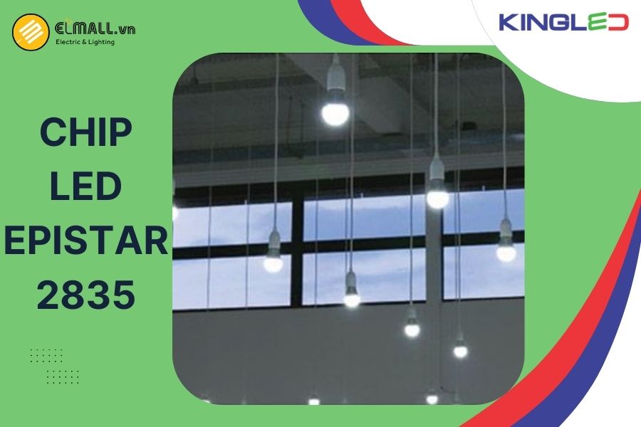 Sử dụng chip LED Epistar 2835 tích hợp DOB