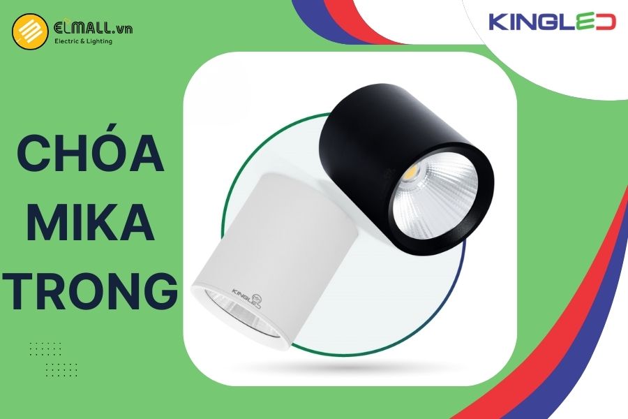 Phần chóa mika trong giúp định hình luồng sáng, phân bổ ánh sáng đều trong góc chiếu 30°