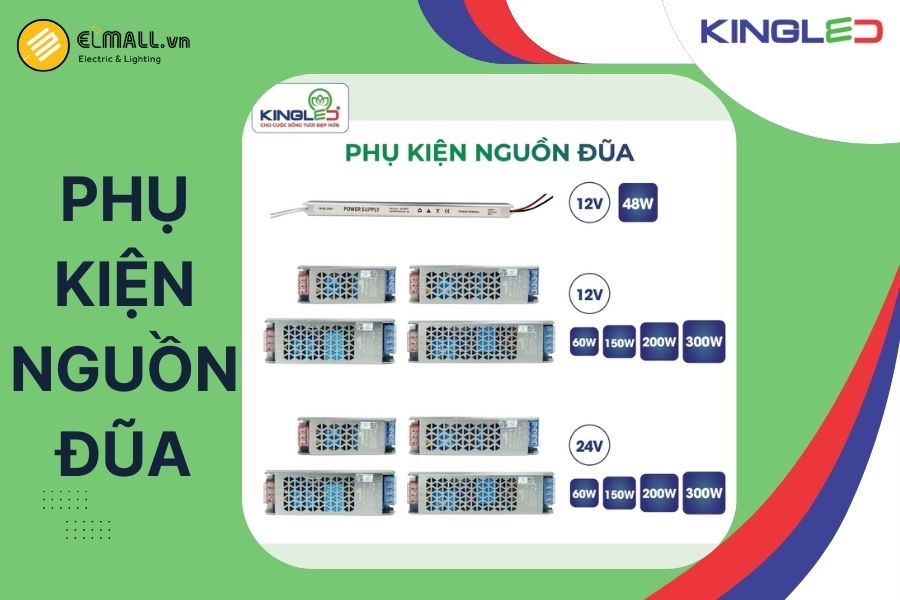 Bộ nguồn DC – yếu tố quyết định độ bền hệ LED dán