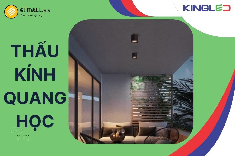 Hệ thấu kính chuyên dụng giúp định hình góc chiếu hẹp 24°, tập trung ánh sáng chính xác